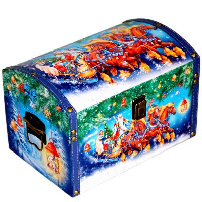 Детский подарок на Новый Год в элитной упаковке весом 1550 грамм